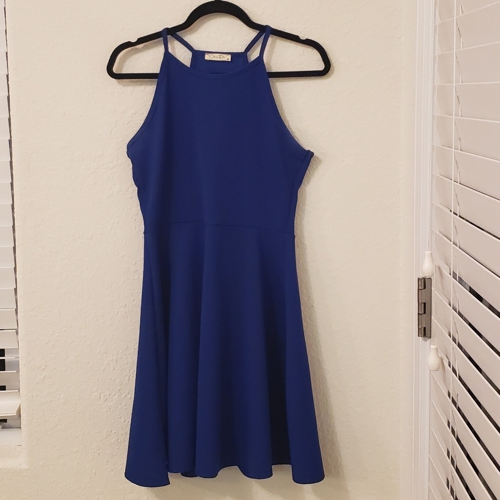 Blue dress